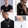 PROSTEEL Stainless Steel Zodiac Star Sign Constellation Horoscope Pendant Necklace Gift Idea Men Women
