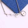 Mustard Seed Faith Hope Love Cross Lifeline Heart Necklace Bracelet Jesus Religious Jewelry Gifts for Women