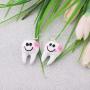 SEIRAA Cute Tooth Dangle Earrings Dentist Jewelry 2020 Graduation Gift for DH