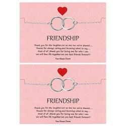 Your Always Charm Double Heart Infinity Knot of Friendship Bracelets