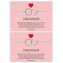Your Always Charm Double Heart Infinity Knot of Friendship Bracelets