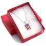 Soulbreezecollection Patriotic Red White Blue American USA US Flag Star Necklace Pendant Rhinestones 4th of July Jewelry Soulbreezecollection Patriotic Red White Blue American USA US Flag Star Necklace Pendant Rhinestones 4th of July Jewelry