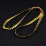 Three Keys Jewelry 6MM 9MM 18K Gold Plated Necklace for Men Stainless Steel Necklace Mens Long Layered Big Gold Snake Chain Necklaces for Men Boys