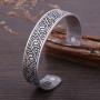 Dawapara Vintage Irish Celtic Knot Spiral Swirl Magnetic Health Cuff Bracelet Men Women Gift Jewelry