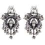 Crunchy Fashion Bollywood Style Traditional Indian Jewelry Oxidized Silver Dangle Earrings for Women||Gifts for her, wife, Girlfriend