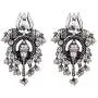 Crunchy Fashion Bollywood Style Traditional Indian Jewelry Oxidized Silver Dangle Earrings for Women||Gifts for her, wife, Girlfriend Crunchy Fashion Bollywood Style Traditional Indian Jewelry Oxidized Silver Dangle Earrings for Women||Gifts for her, wife, Girlfriend