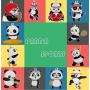 Winssi Sports Panda Necklace with Black Cord Panda Jewelry Gift for Teen Girls and Boys