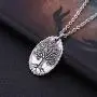 VASSAGO 3D Engraved Vintage Nordic Myth Tree of Life Yggdrasil World Tree Pendant Viking Amulet Necklace VASSAGO 3D Engraved Vintage Nordic Myth Tree of Life Yggdrasil World Tree Pendant Viking Amulet Necklace