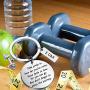 FUSTMW Fitness Gifts Bodybuilder Keychain Dumbbell Gifts Fitness Trainer Gift Gym Workout Jewelry for Fitness Instructor Gifts