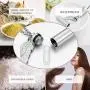 XIUDA Cremation Jewelry Urn Necklace for Ashes with Angel Wing Charm & Cylinder Eternity Stainless Steel