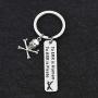 To ERR is Human To ARR is Pirate Keychain Funny Pirate Gift Skull and Swords Humor Keychain