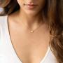 Tiny Gold Initial Necklaces - 14K Gold Filled Letter Heart Necklace, Gift for Women Girls