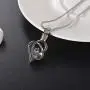 zeqingjw Infinity Heart Cremation Jewelry for Ashes Pendants Stainless Steel Inlay Crystal Memorial Urn Necklace Keepsake Jewelry zeqingjw Infinity Heart Cremation Jewelry for Ashes Pendants Stainless Steel Inlay Crystal Memorial Urn Necklace Keepsake Jewelry
