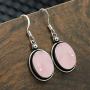 Natural Labradorite Lapis Moonstone Dangle Earrings 10x14mm Oval Shape Gemstone 925 Silver Overlay Handmade Bohemian Dangle Earrings For Women Natural Labradorite Lapis Moonstone Dangle Earrings 10x14mm Oval Shape Gemstone 925 Silver Overlay Handmade Bohemian Dangle Earrings For Women