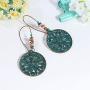 Hanpabum 12 Pairs Bohemian Silvery Vintage Statement Dangle Earrings Ethnic Style Hollow Water Drop Earring for Women Girls