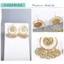FAMARINE Vintage Tribal Chandelier Portrait Coins Hoop Drop Earrings for Women Costume Jewelry