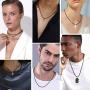 PROSTEEL Waxed Rope Braided Leather Necklace Cord Sturdy Soft Comfortable, 16”-30”, Stainless Steel Durable Clasp, Come Gift Box