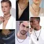 PROSTEEL Waxed Rope Braided Leather Necklace Cord Sturdy Soft Comfortable, 16”-30”, Stainless Steel Durable Clasp, Come Gift Box PROSTEEL Waxed Rope Braided Leather Necklace Cord Sturdy Soft Comfortable, 16”-30”, Stainless Steel Durable Clasp, Come Gift Box