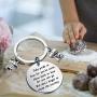 FUSTMW Baker Keychain Gifts Pastry Chef Bakery Jewelry Culinary Student Gifts Take Pride in How Far You Have Come Keychain Baking Gifts