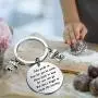 FUSTMW Baker Keychain Gifts Pastry Chef Bakery Jewelry Culinary Student Gifts Take Pride in How Far You Have Come Keychain Baking Gifts