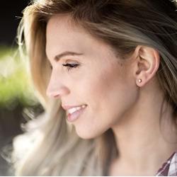 Lifetime Jewelry Cubic Zirconia Studs Earrings 24k Gold Plated for Women or Men