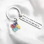 FUSTMW Autism Awareness Keychain Gift Puzzle Piece Charm Autism Mom Inspirational Gift for Autistic Teen There is a Crack in Everything That is How The Light gets in FUSTMW Autism Awareness Keychain Gift Puzzle Piece Charm Autism Mom Inspirational Gift for Autistic Teen There is a Crack in Everything That is How The Light gets in