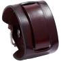 COLORFUL BLING 3Pcs Handmade Punk Layered PU Leather Bracelet for Men Women Biker Cuff Wrap Bangle Wristband Cool Biker Wrist Jewelry