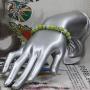 Amandastone Natural Australian Chrysoprase Gemstone 8mm Round Beads Stretch Bracelet 7inch