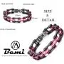 BEMI Cool Style Gothic 10MM Wide Bike Motorcycle Chain Polished Stainless Steel Link Bracelet for Men