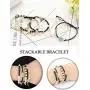 Hanpabum 3 Sets Bohemian Beaded Bracelets Set for Women Men Multilayer Hamsa Hand Evil Eye Charms Stretch Stackable Bracelet Hanpabum 3 Sets Bohemian Beaded Bracelets Set for Women Men Multilayer Hamsa Hand Evil Eye Charms Stretch Stackable Bracelet