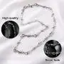 ANDICEQY Heavy Duty Padlock Choker Metal Collar Thorns Iron Necklace Unisex Chain Hip-hop Harajuku Punk Gothic Alloy Barbed Wire Necklace for Men Women ANDICEQY Heavy Duty Padlock Choker Metal Collar Thorns Iron Necklace Unisex Chain Hip-hop Harajuku Punk Gothic Alloy Barbed Wire Necklace for Men Women