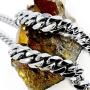 9MM Gold Cuban Chain for Men, Women with up to 22X More Real 14k White Gold Plating Than Other Fashion Jewelry Hip hop - Free Lifetime Replacement Guarantee