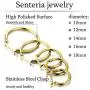 10 Pairs Small Hoop Earrings for Women Girls Lightweight Click-Top Surgical Steel Silver Hoop Earrings Cute Endless Hypoallergenic mini Hoop Earrings Set 10-18MM 10 Pairs Small Hoop Earrings for Women Girls Lightweight Click-Top Surgical Steel Silver Hoop Earrings Cute Endless Hypoallergenic mini Hoop Earrings Set 10-18MM