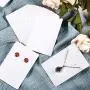 300 Pieces Necklace Earring Display Cards with 300 Pieces Self-Sealing Bags for Stud Earrings Dangle Earrings Pendant Earrings Necklace Chain (White, Black, Kraft) 300 Pieces Necklace Earring Display Cards with 300 Pieces Self-Sealing Bags for Stud Earrings Dangle Earrings Pendant Earrings Necklace Chain (White, Black, Kraft)