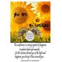 GIFTPRAMD You are My Sunshine Sunflower Necklace 2-Side Version Engraved My Only Sunshine for Daughter for Tenage Girls with Box