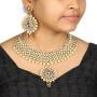 MUCH-MORE Indian Bridal Necklace Fashion Gold Plated Bollywood Ethnic Wedding Party Wear Jewelry Set
