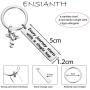 ENSIANTH Every Journey Starts with A Single Hop Keychain Frog Lover Gifts Travel Quote Motivational Jewelry Graduation Student Gift