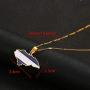 Stainless Steel Trendy Enamel Honduras Map Pendant Necklaces Charm Maps Jewelry