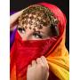 3 Sets Womens Belly Dance Accessories, Gold Coins Belly Dance Hip Skirt Scarf Wrap Belt, Gold Coins Necklace and Earrings