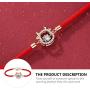 PRETYZOOM Chinese New Year Bracelet Red Rope Bracelet 2021 Year of Ox Bracelet Zodiac Sign Ox Bracelet Woman Jewelry Gift