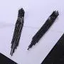 Extra Long Rhinestone Drop Earrings Women’s Sparkling Waterfall Fringe Tassel CZ Crystal Statement Studs Wedding Bridal Party Dangle Earring Simulated Diamond Earrings for Bride Bridesmaids Extra Long Rhinestone Drop Earrings Women’s Sparkling Waterfall Fringe Tassel CZ Crystal Statement Studs Wedding Bridal Party Dangle Earring Simulated Diamond Earrings for Bride Bridesmaids