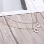 Yalice Lovely Paw Necklace Chain Short Footprint Pendant Necklaces Jewelry for Women and Girls Yalice Lovely Paw Necklace Chain Short Footprint Pendant Necklaces Jewelry for Women and Girls
