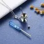 Cremation Jewelry Solid 925 Sterling Silver Teardrop Spoon Vial Cremation Pendant Ashes Necklace Urn Necklace Memorial for unique Jewelry gifts