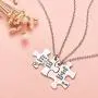 Melix Home Friendship Necklace for 2 Side by Side Best Friends Close in Heart Necklace Keyring Set Melix Home Friendship Necklace for 2 Side by Side Best Friends Close in Heart Necklace Keyring Set