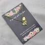 Joycuff Always Bee with Her, Bee Happy-Gold Dainty Initial Necklace 18K Gold Plated Bee Pendant Name Necklaces Gifts for Best Friend Mom Daughter Wife Sister Bee Lovers
