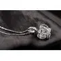 TIDOO Jewelry Womens Queen Crown Pendant Necklace 3 Lays Rose Gold/Platinum Plated with Austrain Crystals