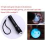 RINHOO Magical Fairy Glow in The Dark Moon Bead Chain Pendant Necklace White Gold Plated