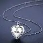 Urn Necklace, 925 Sterling Silver Cross with Infinity in Heart, Cremation Jewelry for Ashes, Forever in My Heart Human Pet Ashes Keepsake for Women, Urn Jewelry Mother Day Gift for Women with Gift Box