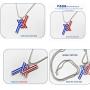 Anime DARLING in the FRANXX Code：002 Zero Two Jewelry Necklace Creative Gift
