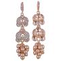 VIJIV Gatsby Earrings Vintage 1920s Drop Chandelier Flapper Jewelry Accessories
